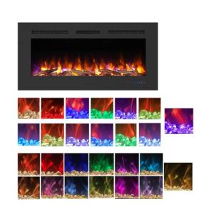 Mystflame Galaxy 36 - Chimenea Eléctrica de Pared, 13 Color…