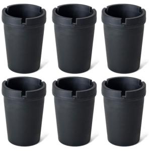 Acan Tradineur - Pack de 6 Ceniceros Anti-Humo con Tapa - C…