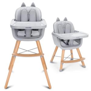 CoziBB Tronas de Bebe, Trona para Niños 4 en 1 con Arnés de…