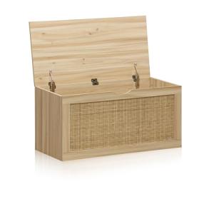 duehome | Made, Baúl, Banco de Almacenaje, Acabado en Pino…