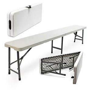 WilTec Banco Camping Plegable portátil Jardín Exterior Outd…