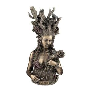 BY SIGRIS Figura Diosa Gaia Crudo de Resina 25 * 12 * 12cm…