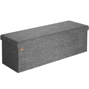 CASARIA® Banco Almacenaje Plegable 115x40x40cm 300kg Puff B…