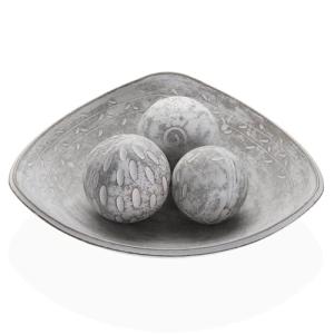 Space Home - Centro de Mesa Decorativo con Tres Bolas - Cen…