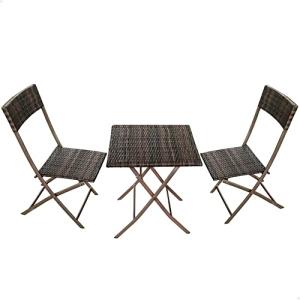 Aktive 61121 - Conjunto mesa y sillas jardín 2 personas | I…