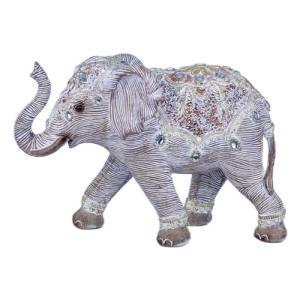 BY SIGRIS Figura Elefante Gris de Resina 18X10X27cm Figura…