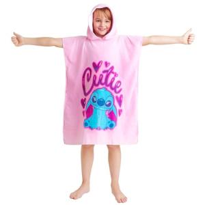 Disney Stitch Toallas de Baño Playa y Piscina Toalla Capuch…