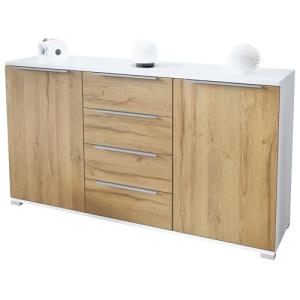 Vladon cómoda Linio 139 x 72,5 x 35 cm aparador con 2 Puert…