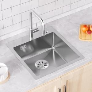 Sofetiy Fregadero Cocina 1 Seno 45x48cm, Pequeño de Acero I…