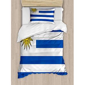 ABAKUHAUS Uruguay Funda Nórdica, Rayas Simples y Bandera de…