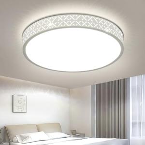 Kuwork Lámpara LED de Techo con Diseño Calado, Moderna Plaf…