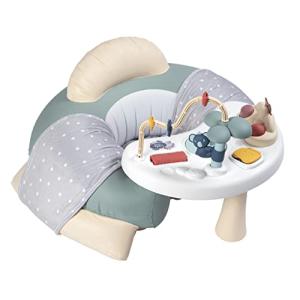 Smoby- Little Smoby Asiento Bebé, Acolchado, con Mesa de Mú…