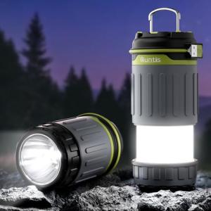 Quntis Luz Camping, Lampara Camping Recargable Portatil 600…