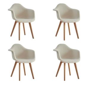 BenyLed Juego de 4 Sillones Modernos,Sillón Decorativo de T…