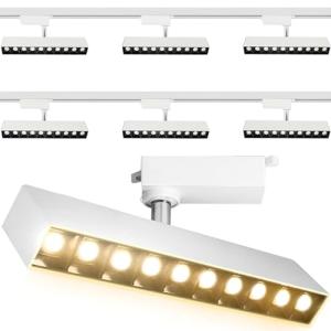 Bravsekai 6 Lampara Techo Focos Blanco Orientable, Lámpara…