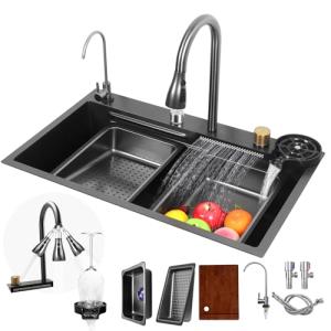 Fulgutonit Fregadero Cocina Multifuncional de Acero Inoxida…