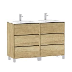 Baikal Mueble de Baño Lex. Mueble MONTADO. 6 Cajones con Pa…