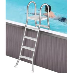 Escalera para Piscinas elevadas 250kg, Escalera de Acero In…