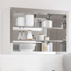 Xichuzi Armario de Pared de Cocina con estantes Acero Inoxi…