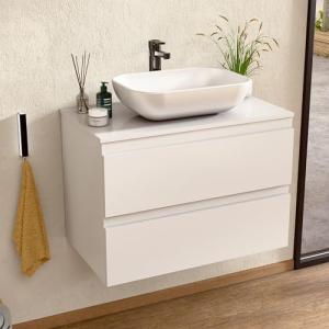BELLOBATH - Mueble Baño Suspendido con Lavabo de Cerámica,…