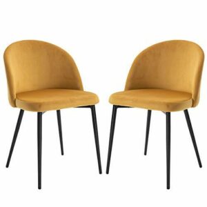 HOMCOM Set de 2 Sillas de Comedor con Asiento y Respaldo Ac…