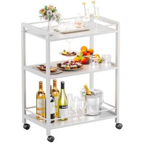 HITNET Carrito de Bar Blanco, Carrito de Servicio, Carrito…