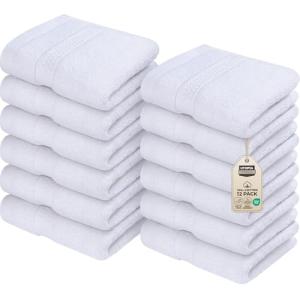 Utopia Towels - Juego de Toallas Premium (30 x 30 cm, Blanc…