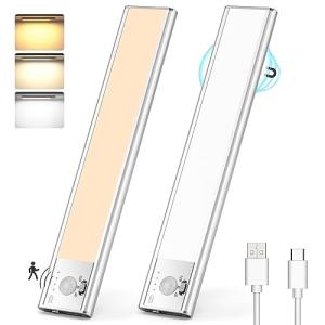 Lureshine Luz de Armario, 76 LEDs Luz led con Sensor de Mov…