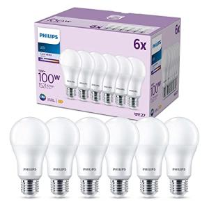 Philips - Bombilla LED A60 13W (Eq. 100W) 1521 lúmenes, cas…