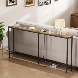 Lifewit Mesa Consola Estrecha para sofá de 70 Pulgadas, 2 T…