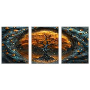 AMXBZC 3 Piezas Cuadros Decoracion Salon Modernos, Arte abs…