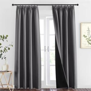 PONY DANCE Cortinas Opacas Termicas Aislantes Frio y Calor…