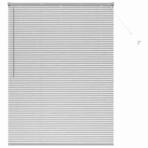 vidaXL Persiana para Ventana con Cortinas Manual Plateado A…