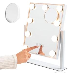 EMINENZA Espejo Maquillaje con Luz Espejo Hollywood 9 Bombi…