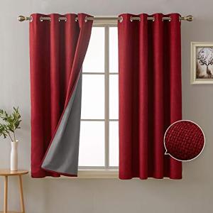 Deconovo Cortinas de Salón Opacas con Capa de Revestimiento…