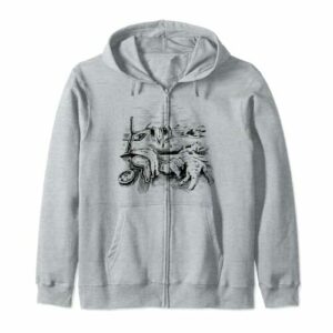 Gatos Pintura Surrealismo Arte Parodia Relojes Sudadera con…