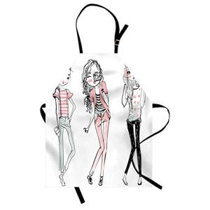 ABAKUHAUS Moda Delantal de Cocina, Los adolescentes de dibu…