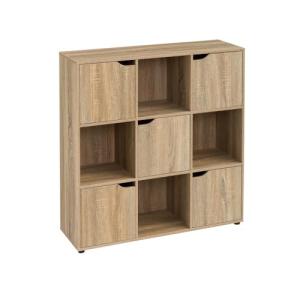 LOLAhome Estantería de Madera, Librería, Estantería Cubo co…