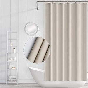 Funria Cortina Baño Beige Impermeable Cortinas Baño EVA Cor…