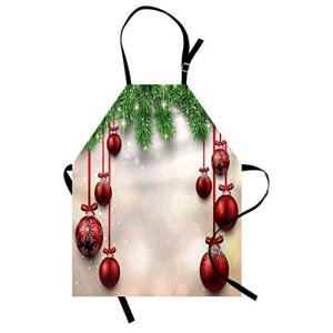 ABAKUHAUS Navidad Delantal de Cocina, Navidad Tema Tradicio…