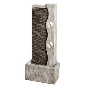Dehner Fuente de jardín Eclipse con iluminación LED, Aprox.…
