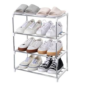 Jucaifu Zapatero pequeño apilable para entrada, pasillo y a…