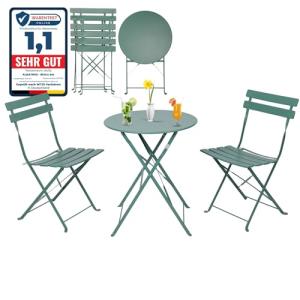 Albatros - Juego de 3 piezas de bistró verde – Mesa de bist…