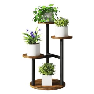 IBUYKE 4 Niveles Estanteria para Plantas, Soporte Plantas I…