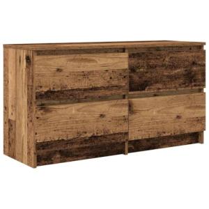 vidaXL Mueble de TV de Madera Antigua 100x35x54 cm Madera i…