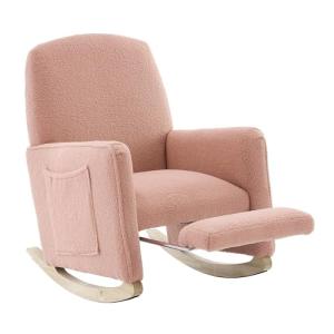 SUPPNEED Silla Mecedora de Tela con reposapiés, sillón Supe…