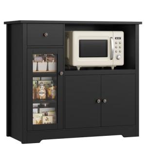 HOCSOK Aparador Cocina para Microondas Alacena de Cocina co…