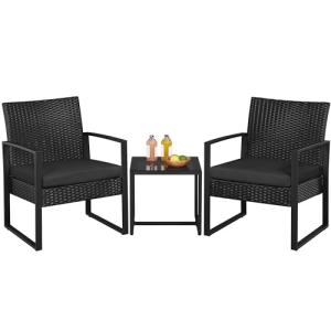 Yaheetech Conjunto de Mesa y Sillas de Jardín para Exterior…