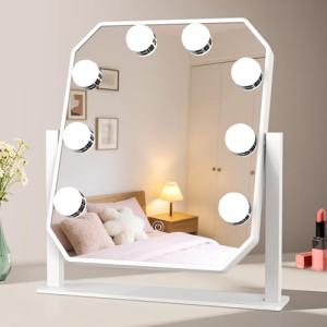 sylvwin Hollywood Espejo de Maquillaje con 8 Luces LED - 36…