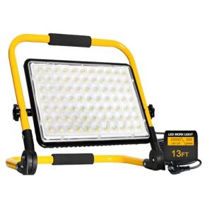 Foco de Trabajo LED 200W,20000LM Foco LED Portátil con Cabl…